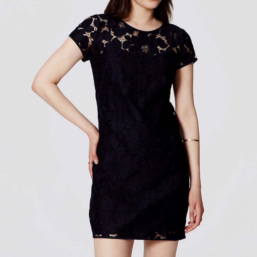 Loft - NWT - Lace Tee Dress - 00P